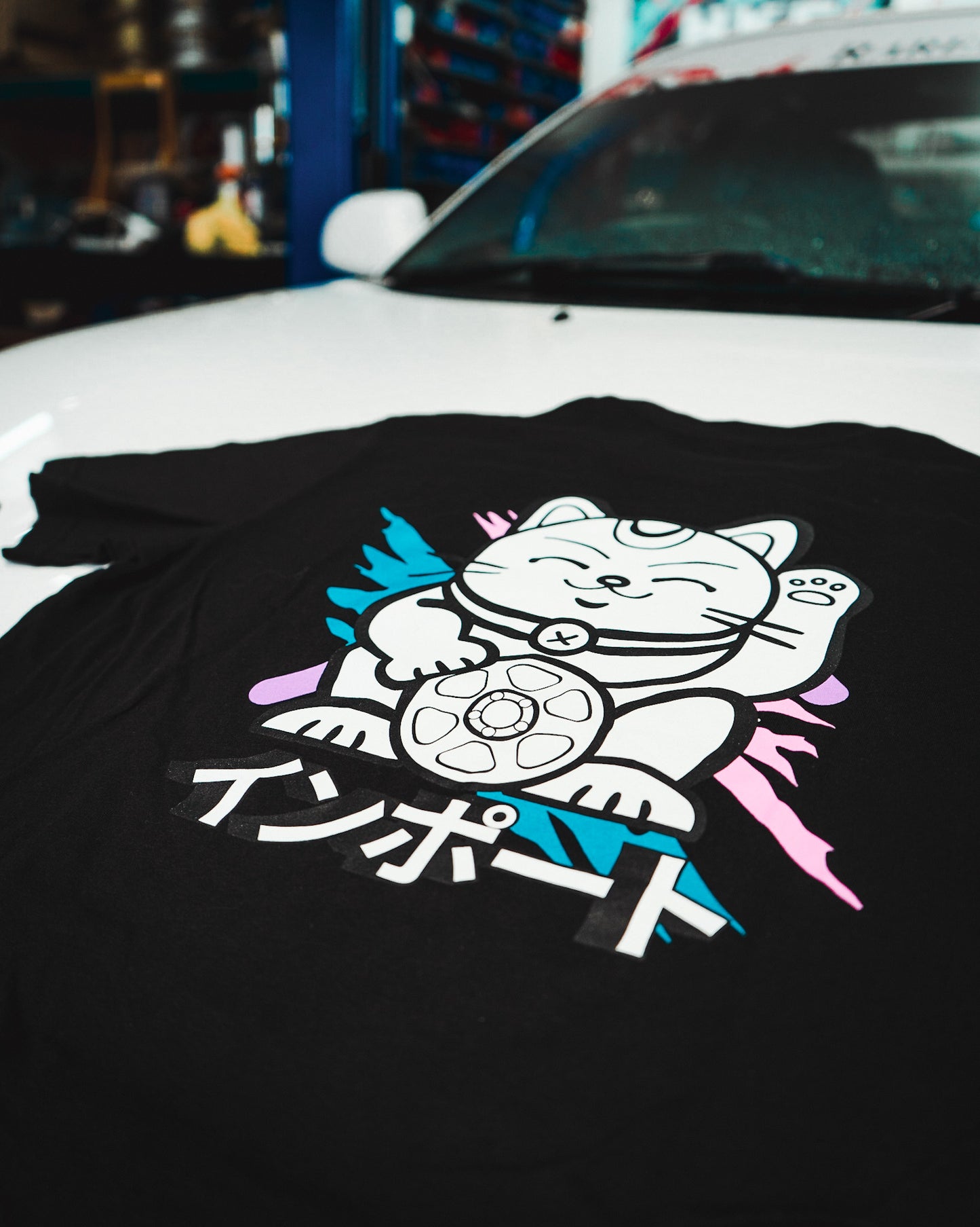 Japan Spec Maneki-Neko Tee-Shirt