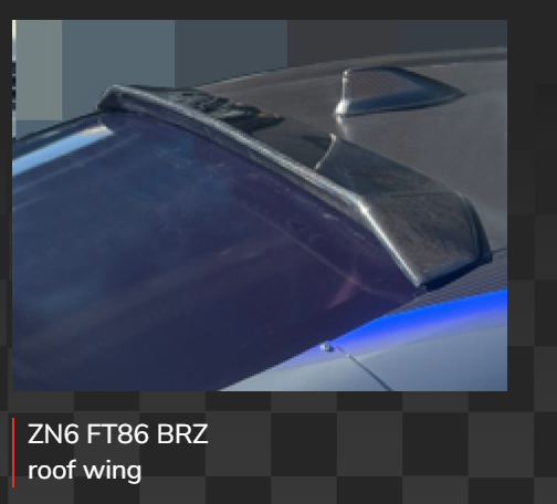 Origin Labo Roof Wing Toyota/Scion/Subaru GT86/FR-S/BRZ ZN6