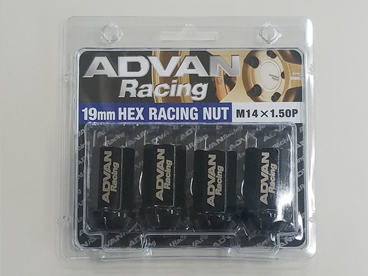 Advan Racing lock/lug nuts kit M14x1.5 Noir